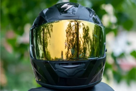 bande réfléchissante casque moto