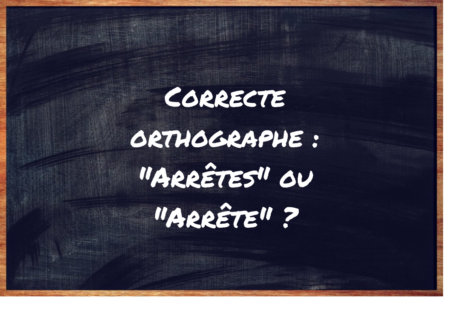 "Arrêtes" ou "Arrête" ?