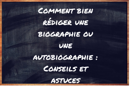 "Biographie" ou "Autobiographie" ?