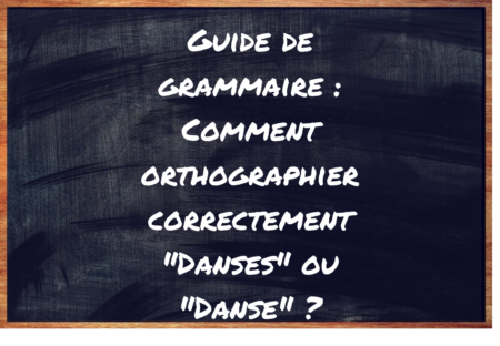 "Danses" ou "Danse" ?