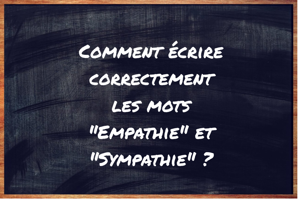 "Empathie" ou "Sympathie" ?