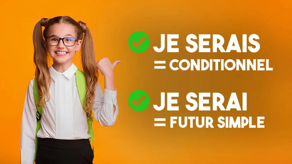 je serais = conditionnel / je serai = futur simple