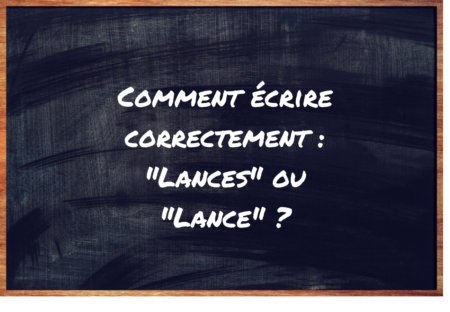 "Lances" ou "Lance" ?
