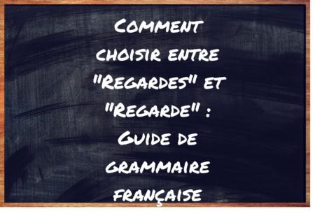 "Regardes" ou "Regarde" ?