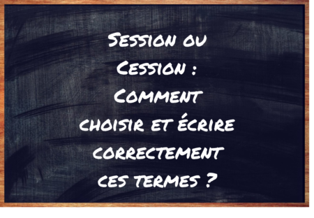 "Session" ou "Cession" ?