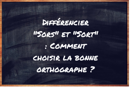 "Sors" ou "Sort" ?