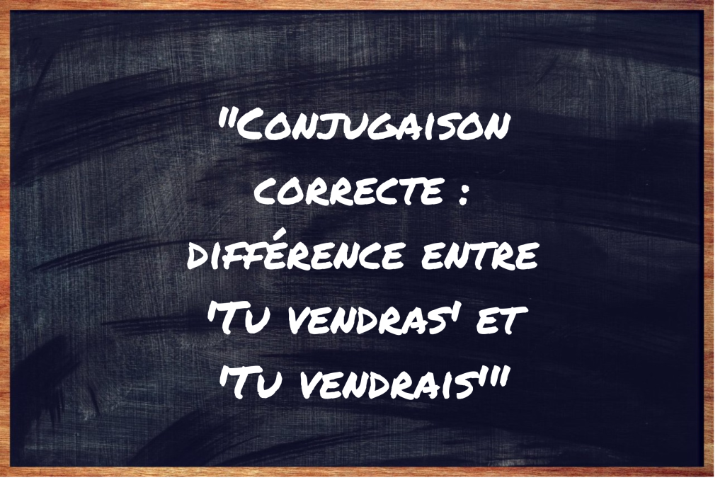"Tu vendras" ou "Tu vendrais" ?