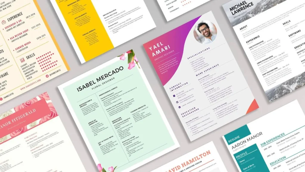 modèles de cv