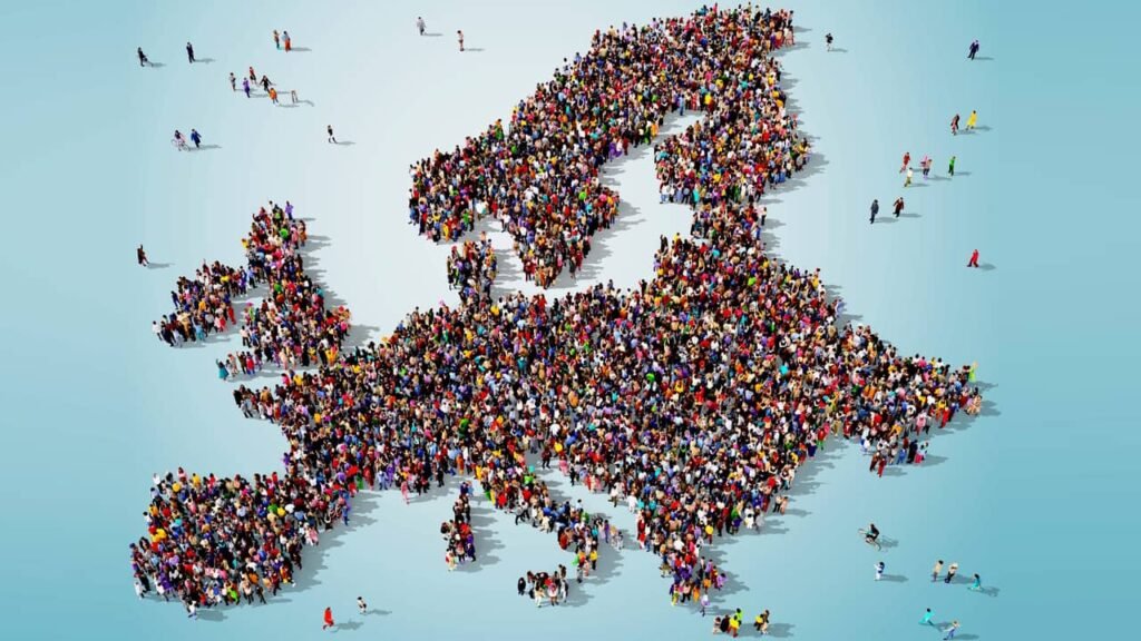 population de l'Union Européenne