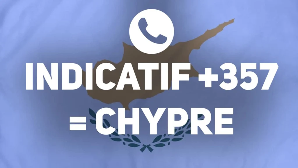 indicatif pays 357 Chypre