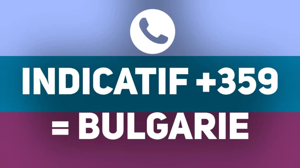 indicatif pays 359 Bulgarie