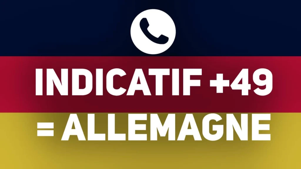 indicatif pays 49 Allemagne