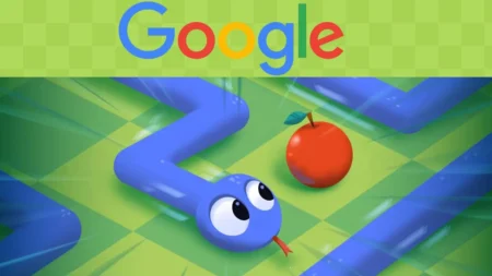 Jeu google sur l'année du serpent snake
