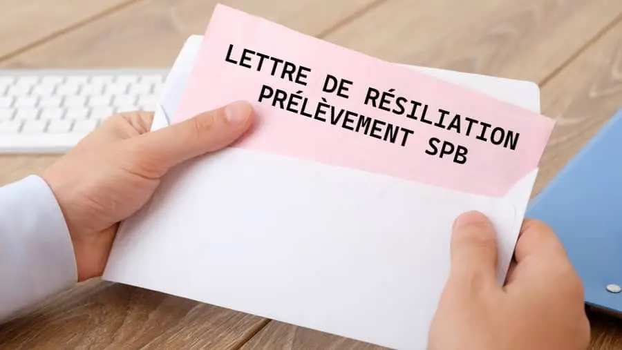 lettre de résiliation prélèvement spb