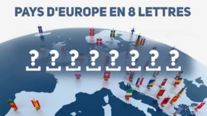 Pays d’Europe en 8 lettres