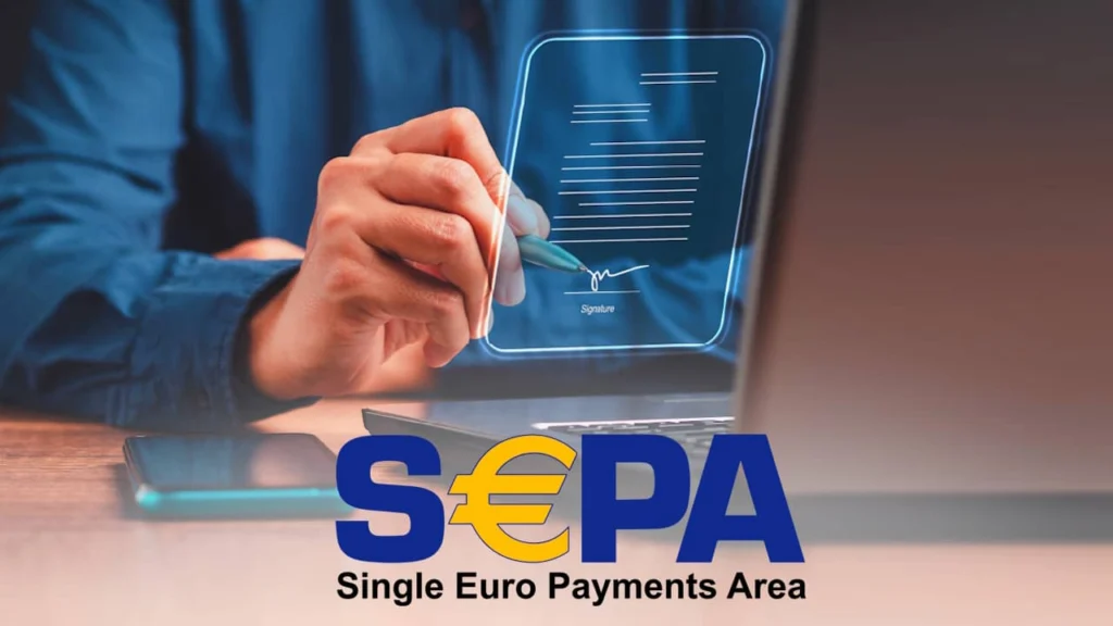 signature de mandat de prélèvement SEPA