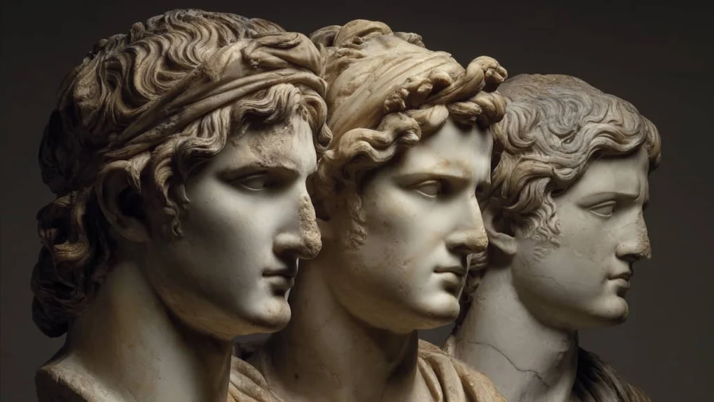 Minos, Rhadamanthe et Sarpédon, les fils d'Europe