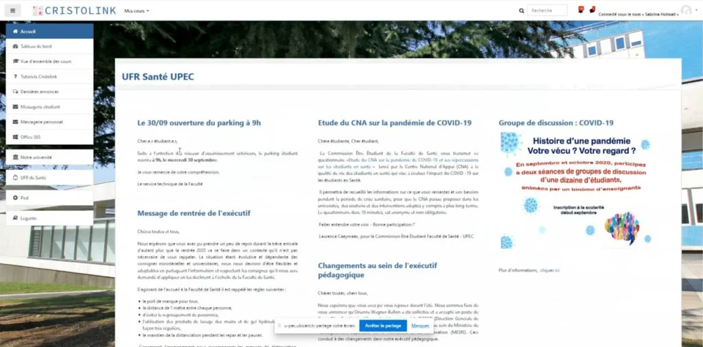 Cristolink accueil