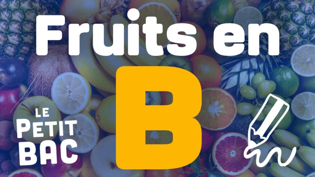 fruit en b petit bac