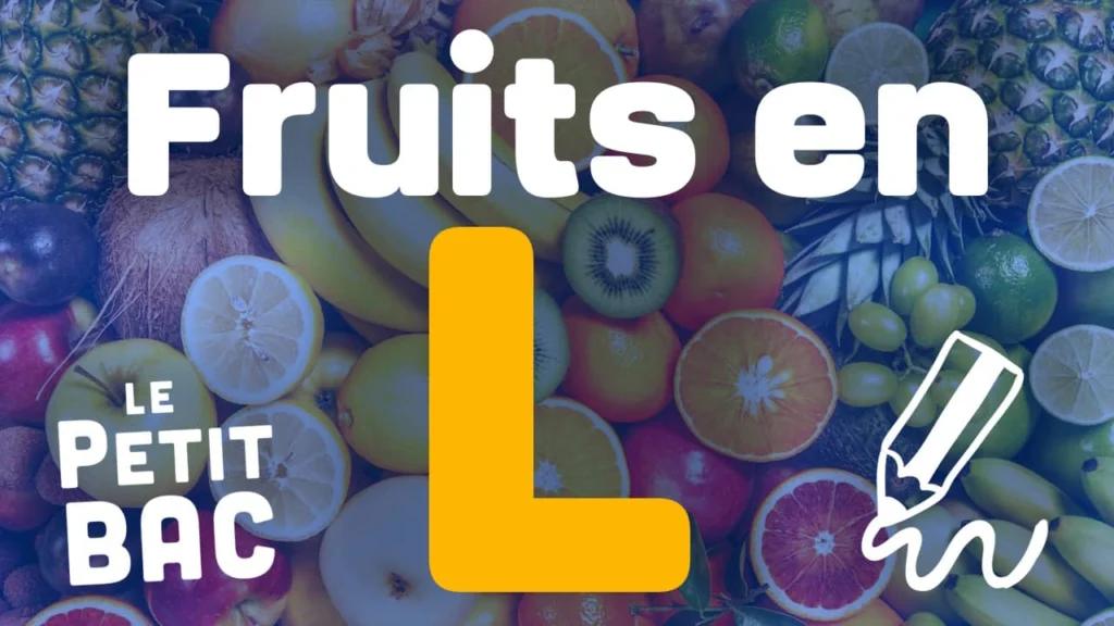 fruit en l petit bac