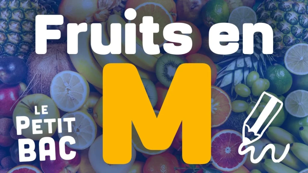 fruit en m petit bac