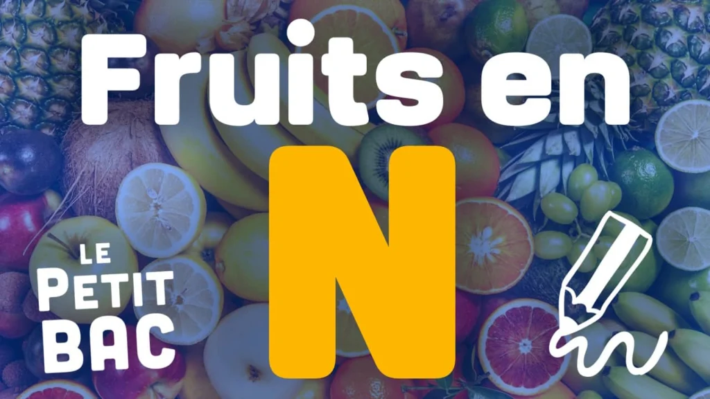 fruit en n petit bac
