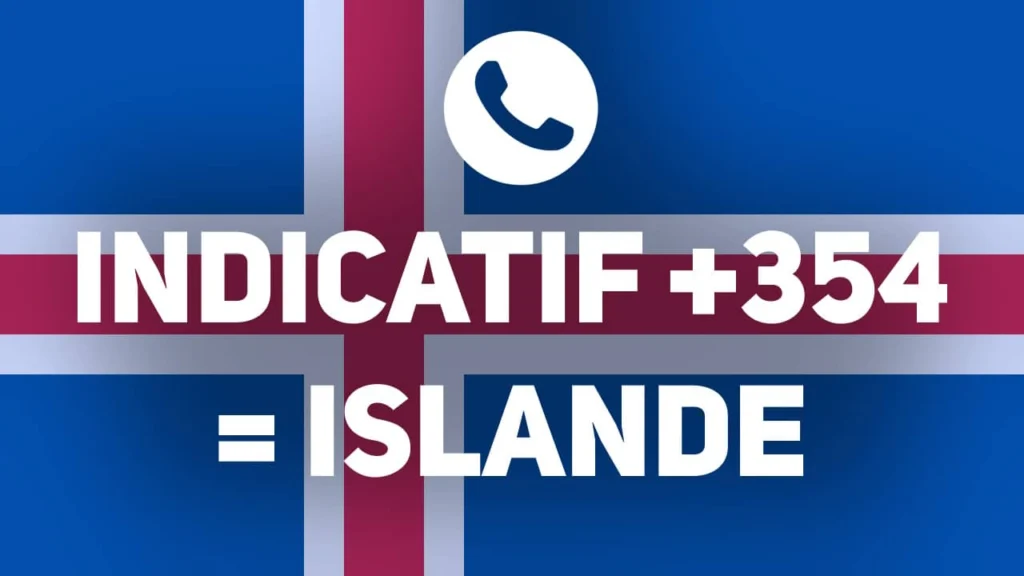 indicatif pays 354 Islande