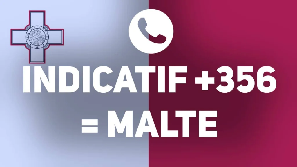 indicatif pays 356 Malte