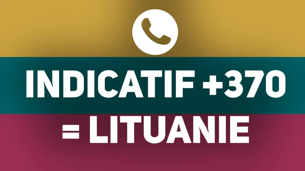 indicatif pays 370 Lituanie