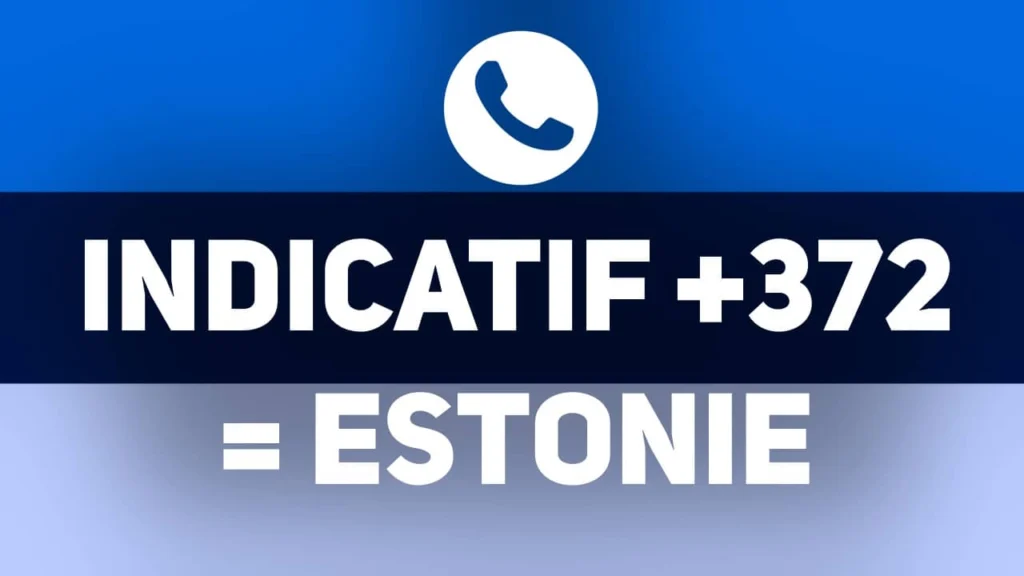 indicatif pays 372 Estonie