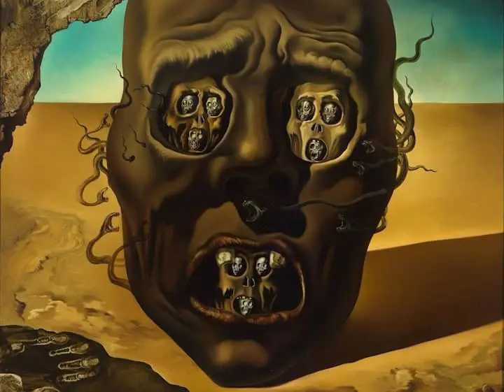 Mise en abyme : Le Visage de la guerre de Dalí