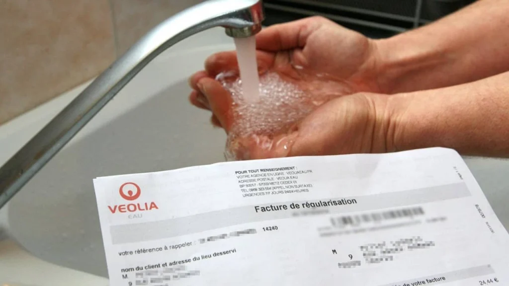 Un prélèvement SEPA Franciliane correspond à une facture d'eau Veolia