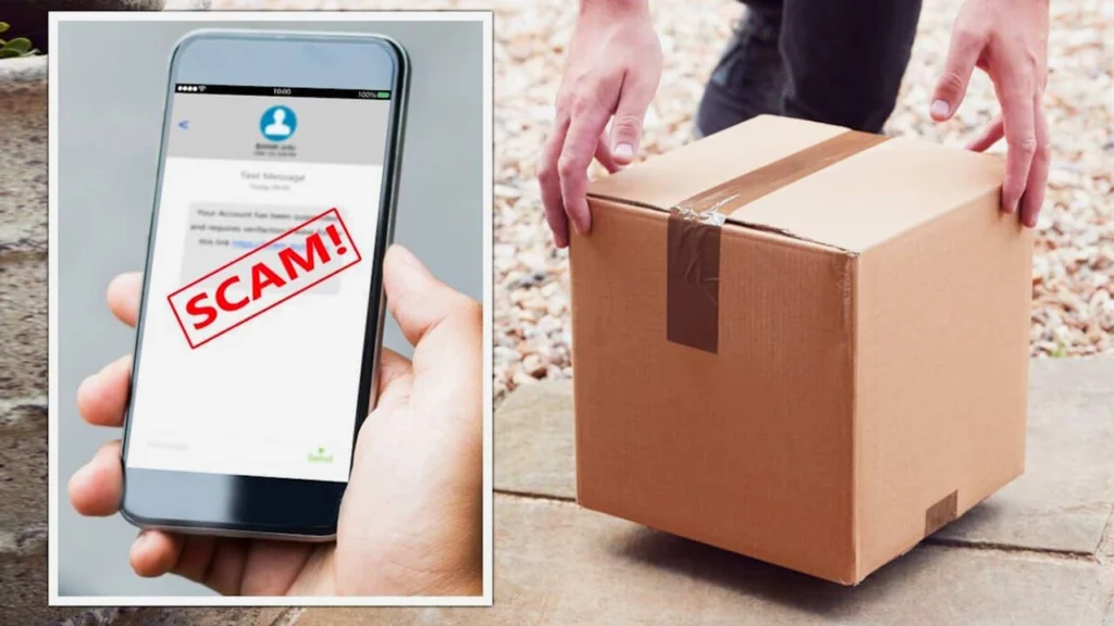 smishing arnaque sms au colis