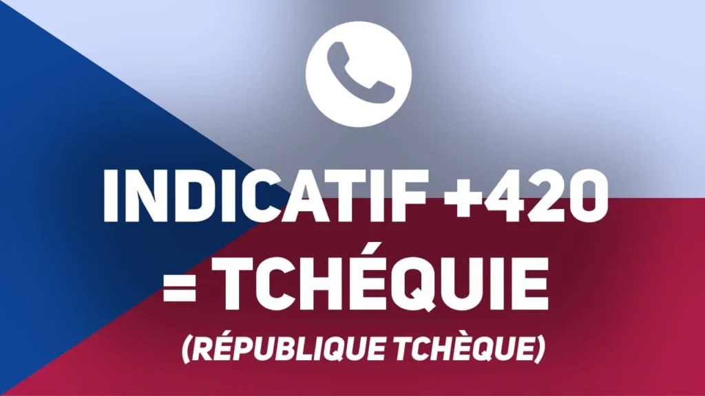 indicatif pays 420 Tchéquie République tchèque