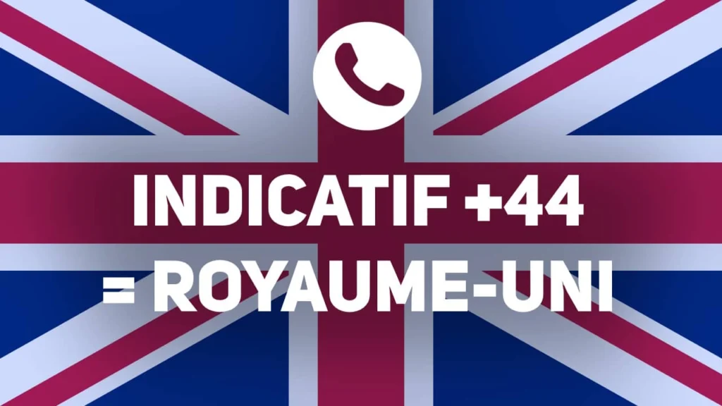indicatif pays 44 Royaume-Uni