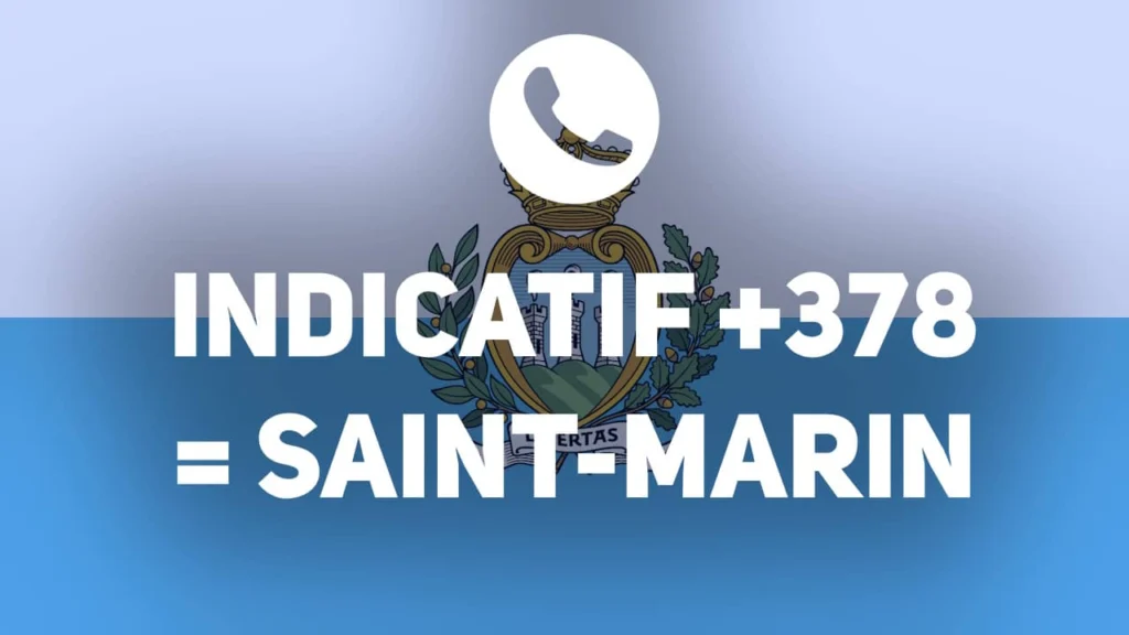 indicatif pays 378 Saint-Marin