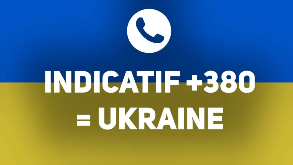 indicatif pays 380 Ukraine