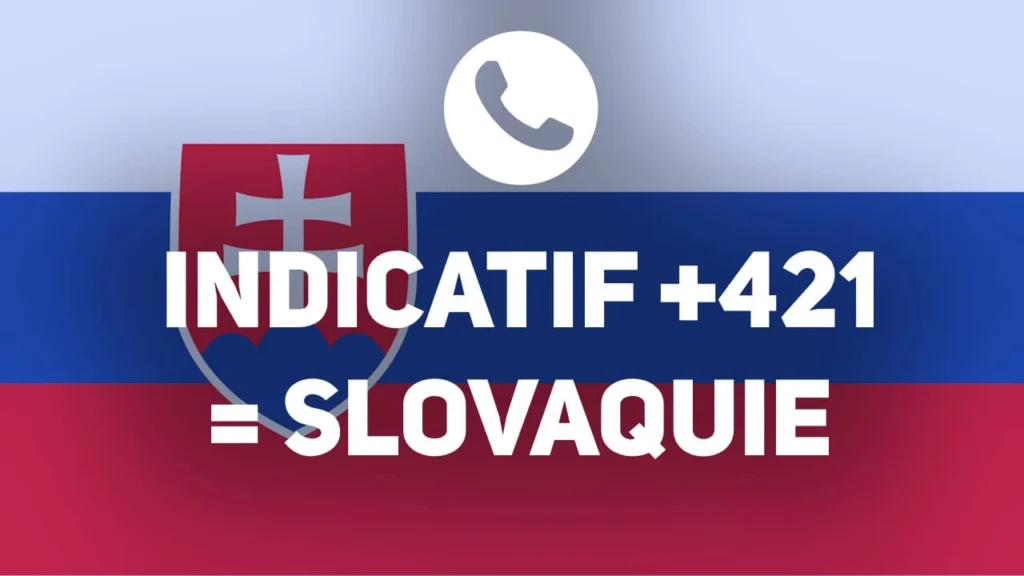 indicatif pays 421 Slovaquie