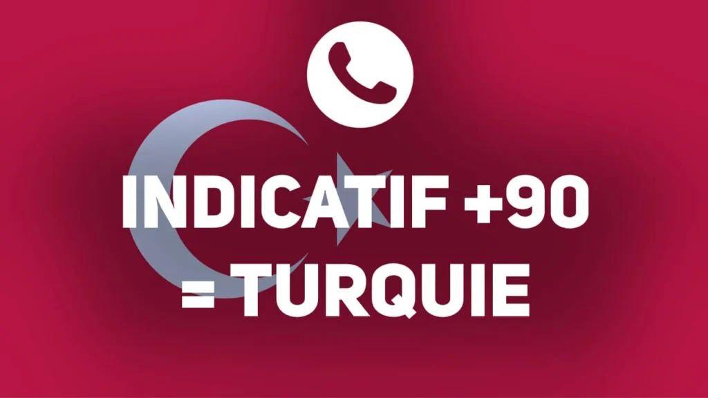 indicatif pays 90 Turquie