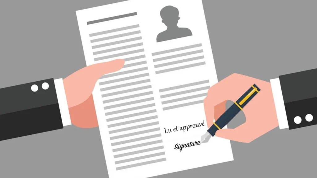 mention lu et approuvé avant la signature