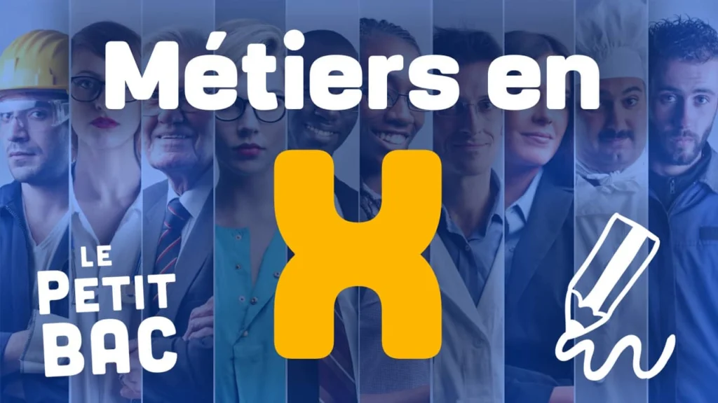 métier en X petit bac