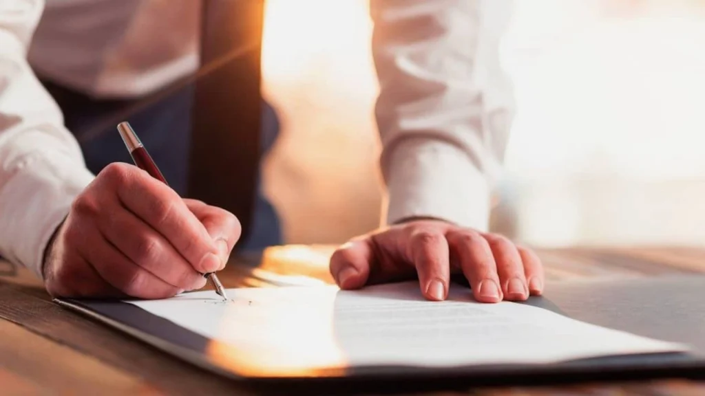 signature de contrat en bonne et due forme