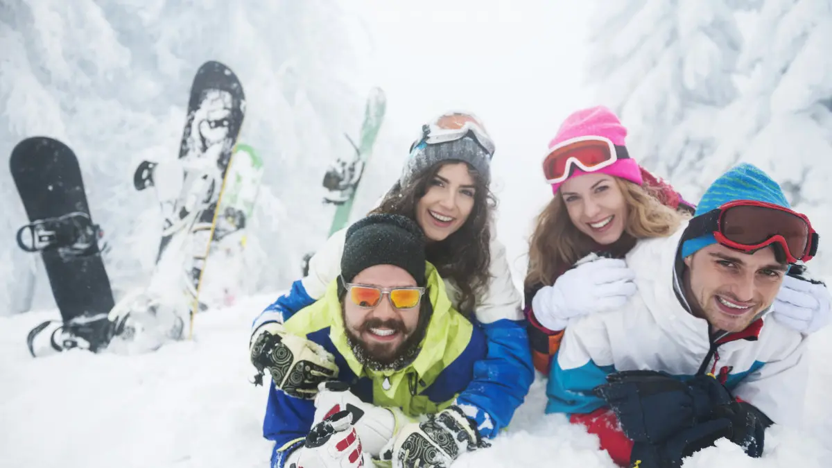 vacances au ski entre amis