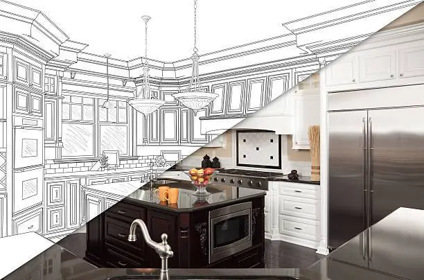 plan 3D cuisine